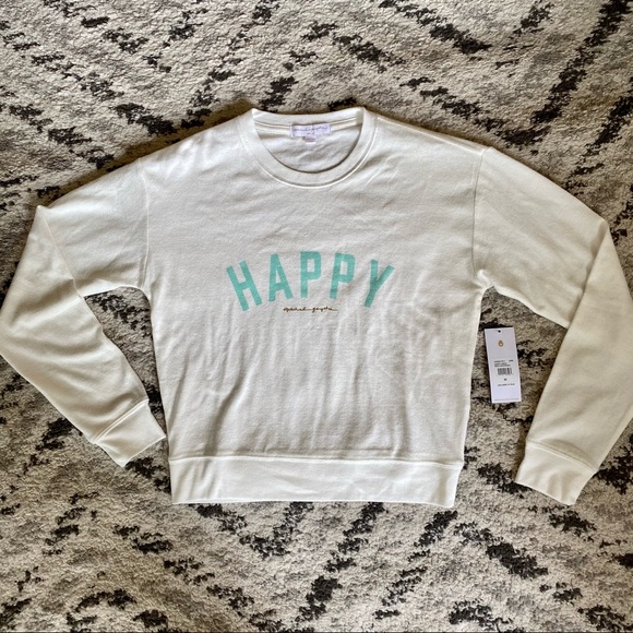 NWT Spiritual Gangster HAPPY Savasana Sweatshirt - Picture 4 of 12